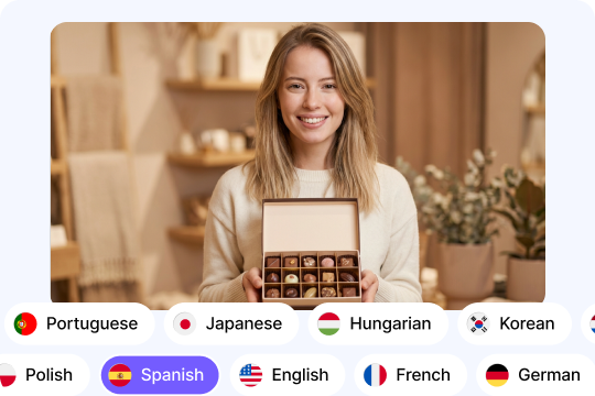 Speak to global audiences in 30+ languages