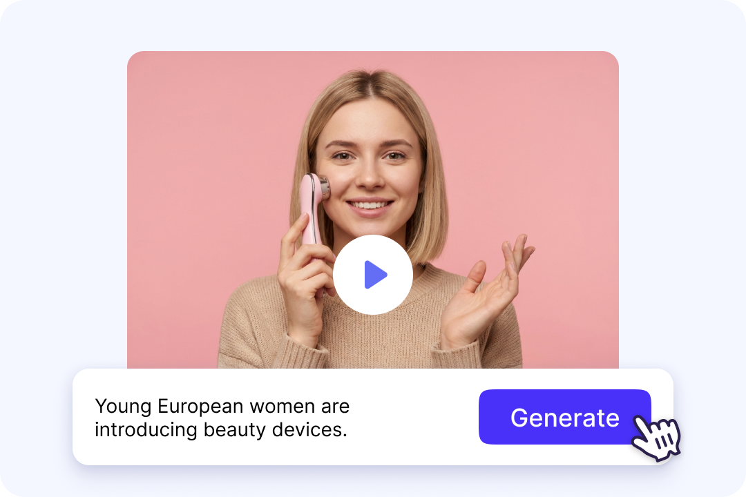 Create UGC videos from simple text with AI