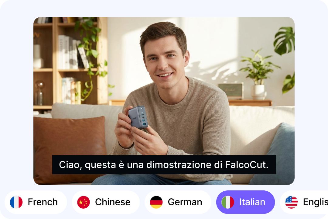 Translate UGC videos into 30+ languages