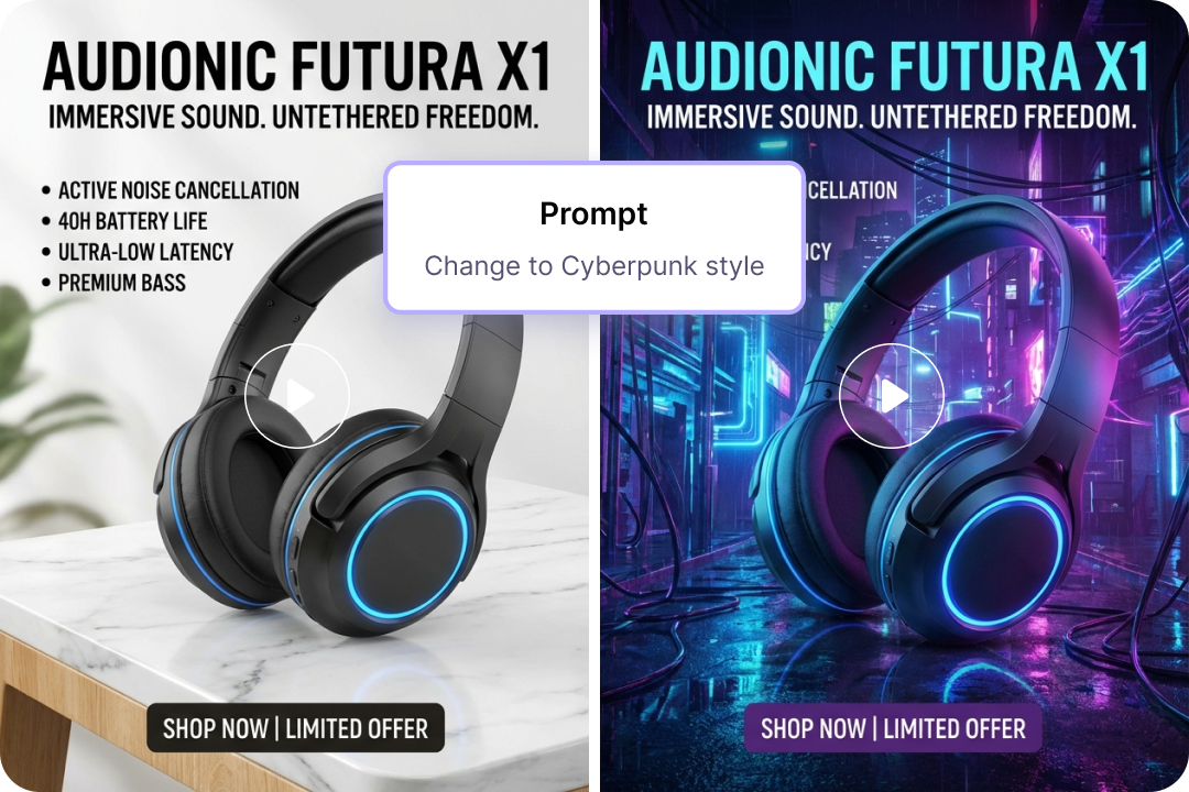 Give your video a fresh style feature