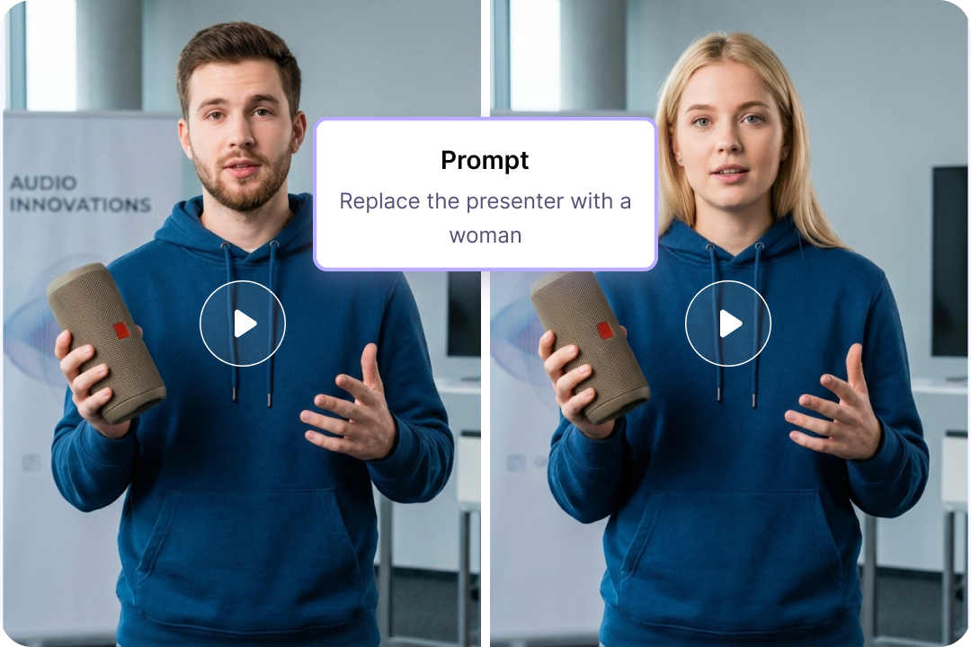 Swap characters without reshoots feature