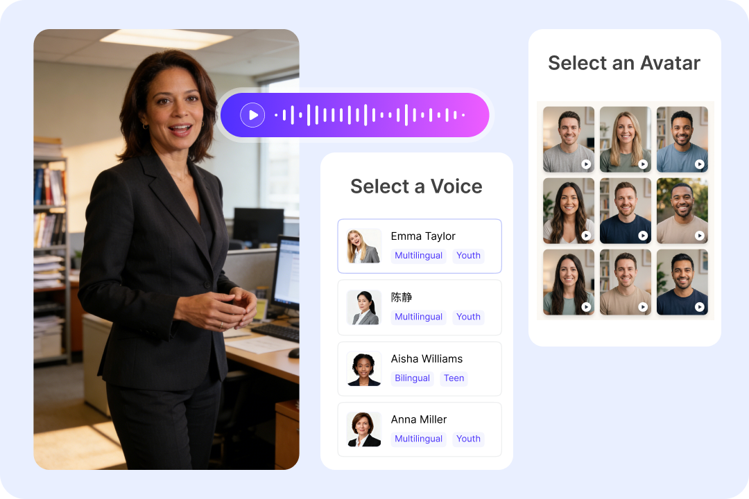 Engage Your Audience with Lifelike AI Avatars